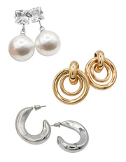 Le lot de boucles d'oreilles Luxe – un éclat sans effort, un charme au quotidien