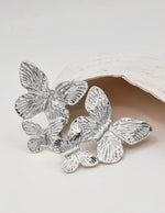 butterfly_earring_silver_triple_wings_unique_statement_canadian_jewellery