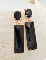 black_and_gold_rectangular_earrings_gift_for_her