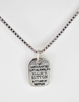 Ellie’s Button Necklace – Handmade in Canada

