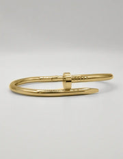 Bracelet Clou Torsadé en Acier – Bijoux Minimalistes Clou Montréal Canada