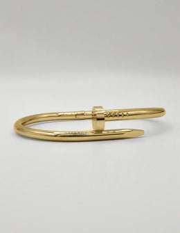 Steel Twist Nail Bracelet – Montreal Minimalist Nail Jewellery Canada